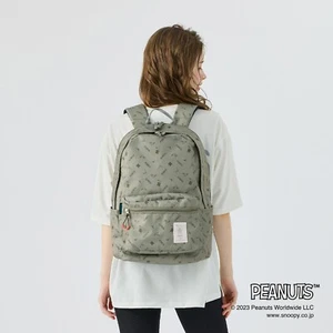 Mochila MIZUNO × PEANUTS Snoopy Colore (22L) B3JD3X01 Caqui - Imagen 1 de 10