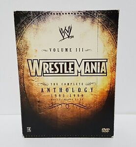 WWE Wrestlemania Anthology : Vol. 3 DVD, 2005, Lot de 5 disques 1995-1999