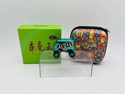 Demon King Auto 1:64 VW T1 MM Verde Ruote Grandi - Immagine 1 di 4