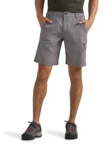 Wrangler Big & Tall Mens Outdoor Elastic Stretch Hiker Short 10", Grey 46 A1 NWT - Picture 1 of 6