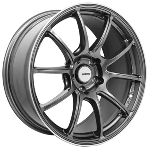 18x8.5" Flow Formed Bavar Racing BVR02 Gunmetal with Machined Lip (P37) - Picture 1 of 24
