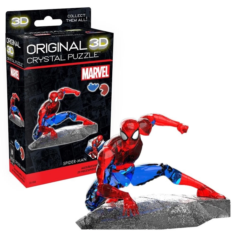 Rompecabezas de cristal BePuzzled con licencia 3D Disney Marvel Spider-Man Foto 1 de 1