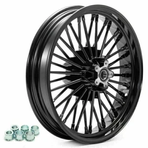 18x3.5 Fat Spoke Wheel Rear Rim for Harley Touring Road King Electra Glide 84-08 - Picture 1 of 7