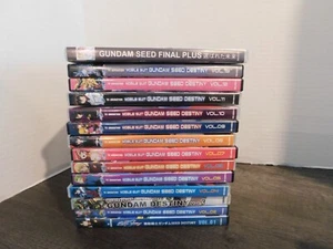 RIESIGE Menge (14) Mobilanzug Gundam Seed Destiny 1-13 + Final Plus DVDs **SELTEN** - Bild 1 von 3