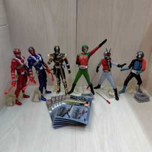Kamen Rider figure mini doll Lot 6 set tokusatsu retro Japan hobby Bandai p1 5 - Picture 1 of 18