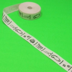 Fabric Ribbon: Printed with Sewing Designs: Labels, Craft: 16mm wide: UK - Picture 1 of 22