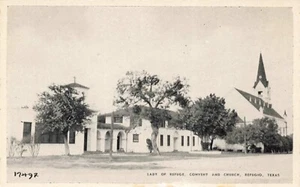 TX-Refugio, Texas Lady of Refuge Convent and Church c1930's A46 - Picture 1 of 2