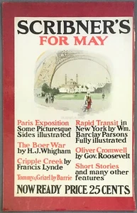 [Paris Exposition] Werbeplakat für Scribner's Magazine Mai 1900  - Bild 1 von 4