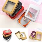 Earrings Coin Key Jewelry Dampproof Containers Storage Boxes Metal Tin Can Box