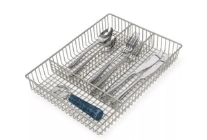 Spectrum 53077 Grid Flatware Organizer Tray, Small, Satin Nickel - Picture 1 of 8