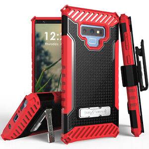 For Samsung Galaxy Note 9 Armor Flagship Fusion Protector Belt Clip Holster Case