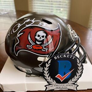Derrick Brooks Autographed Signed Tampa Bay Buccaneers Mini Helmet W/HOF 14 BAS