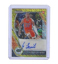 2021-22 Panini Prizm Draft Picks Scottie Lewis Gold Shimmer Auto 3/10