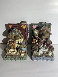 Gorgeous Teddy Bear Girl/Boy Grandparent Bookends VGC - Picture 1 of 5