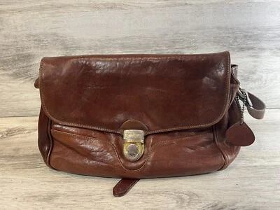 Bolso Cartera Oroton Artesanal Australian Piel de Vaca Adjunto Marrón Foto 1 de 4