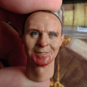 1/12 Male Anthony Hopkins Hannibal Head Sculpt Fit 6" Action Figure Soldier Body - Picture 1 of 9
