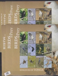 / 10X TONGA 2018 - MNH - BIRDS - HAWK, KITE, EAGLE - Picture 1 of 1