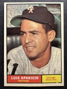 1961 Topps #440 Luis Aparicio HOF Chicago White Sox - Picture 1 of 4
