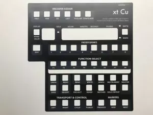 Overlay "xt Cu" für Behringer X-Touch zur Steuerung von Steinberg Cubase - Bild 1 von 2