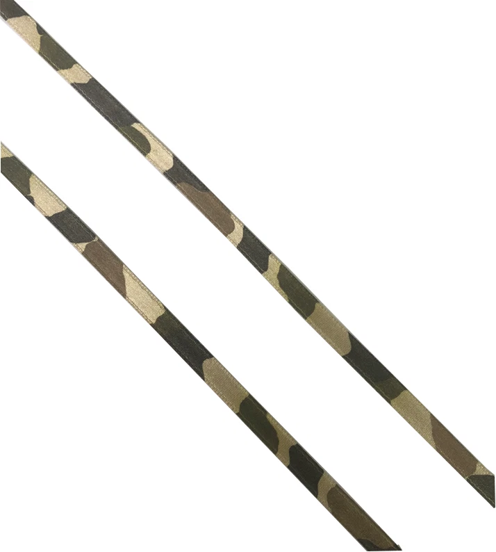 Camouflage Satin Ribbon - 6mm  (¼") Wide By 10mts Good Quality - Image 1 of 1