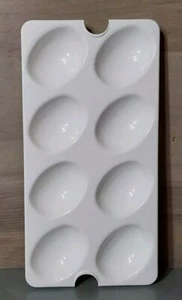 Bandeja de repuesto para huevos Tupperware #665 White Devild 8 porta huevos 4x8,25 - Imagen 1 de 2