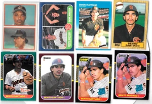 BENITO SANTIAGO PREMIUM MIXED TEAMS LOT: 8 ROOKIES+112 MINT DIFFERENT CARDS - Picture 1 of 1