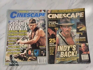 Cinescape Indiana Jones 2 Magazine Lot - Picture 1 of 7