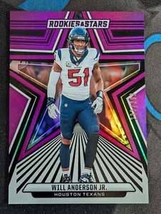 2024 Panini Rookies & Stars - Will Anderson #40 Purple Holo Parallel /299 - Bild 1 von 2