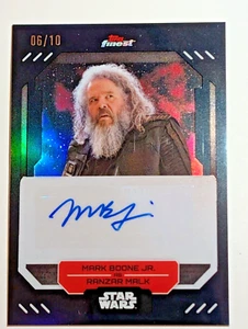 Mark Boone Jr. as Ranzar Malk- 2023 Topps Finest Star Wars Auto /10 FA-MBO 06/10 - Picture 1 of 3