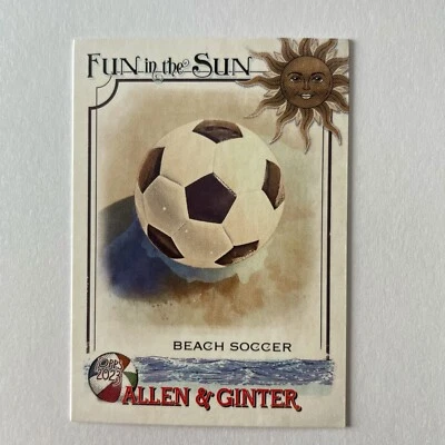 2023 Topps Allen & Ginter #FITS-8 Beach Soccer Fun in the Sun - Image 1 of 2