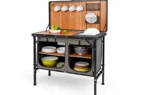 Camplife Capri Deluxe Küchenbox mit Deckel Camping, Outdoor, Urlaub; `B- Ware - Bild 1 von 9