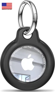 Air Tag Holder Apple Air Tag Case with Keychain, Hard PC Anti-Drop Airtags Key C - Zdjęcie 1 z 12