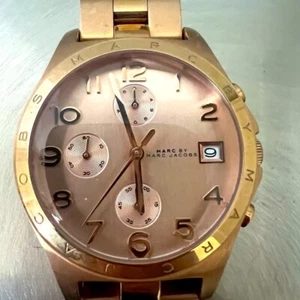 Marc by Marc Jacob's Gold Watch With Rose Gold Face - Picture 1 of 3