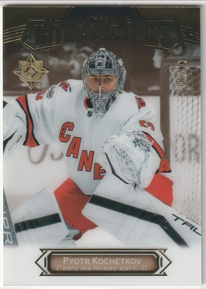  2022-23 Ultimate Collection Introductions Gold #UI65 Pyotr Kochetkov 30/49 - Image 1 of 1