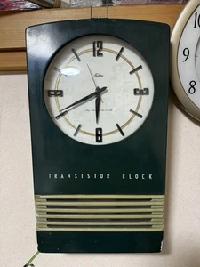 Reloj antiguo retro raro montado en la pared Showa transistor - Imagen 1 de 9