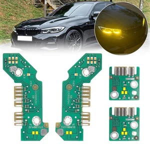 Yellow Angel Eye DRL LED Board For BMW G20 330e 330i M340i Daytime Running Light - Foto 1 di 15