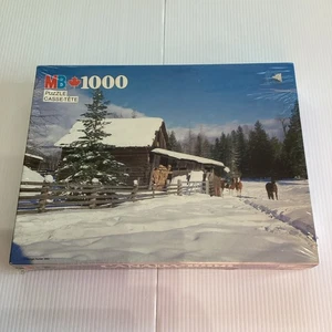 MB 1000 Piece Puzzle C4397-7 Revelstoke Farm BC 1983 New Sealed 20” X 26” - Imagen 1 de 8