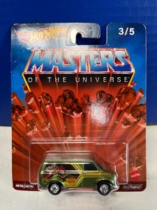 1/64 HOT WHEELS REAL RIDER'S PREMIUM 3/5 MASTERS OF THE UNIVERSE FORD TRANSIT - Picture 1 of 2