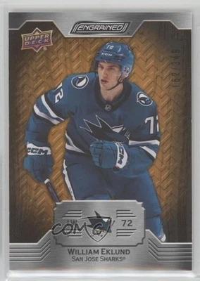 2023-24 Upper Deck Engrained /349 William Eklund #18 - Image 1 of 2