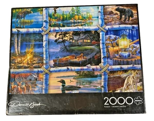 North Country Jigsaw Puzzle 2000 Pieces Buffalo Darrell Bush Wildlife - Picture 1 of 1