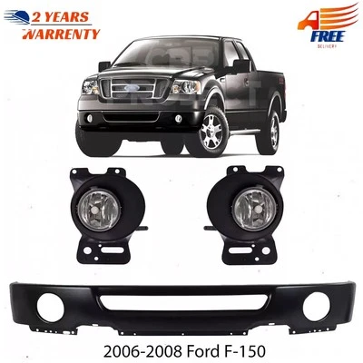 Kit de montaje de luces antiniebla y imprimadas para parachoques delantero para Ford F-150 2006-2008 Foto 1 de 4