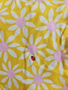 NWT HANNA ANDERSSON YELLOW DAISIES FLORAL SKATER DRESS WITH POCKETS 120 6 7 - Picture 1 of 6