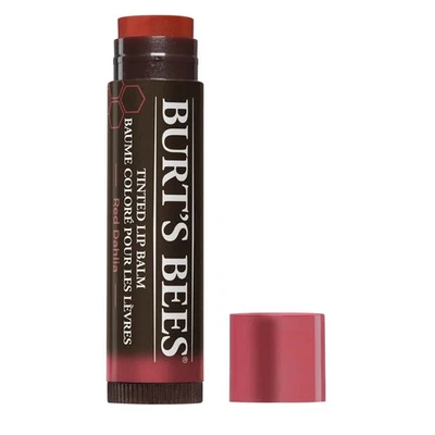 1 Piece Of Burt's Bees Tinted Lip Balm 0.15 oz  - Red Dahlia Brand New & Sealed - Image 1 of 3