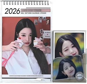 IVE Jang Won Youn Photo Calendar 2026 & 2027+[16P Post Card Set] K-POP 2025.07-1 - Foto 1 di 6