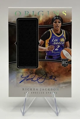2024 Panini WNBA Origins Jersey Auto Rickea Jackson RC Patch Auto RPA - Image 1 of 2
