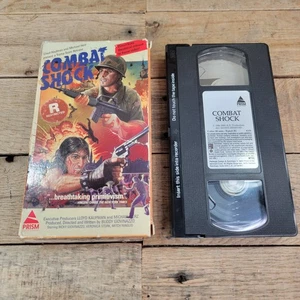 Combat Shock VHS Former Rental Cut Box Troma Film Prism Tested HORROR - Picture 1 of 7