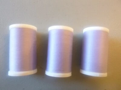 Coats & Clark Dual Duty XP All Purpose Thread 500yards, 3 lt Purple Spools #3530 - Image 1 of 4