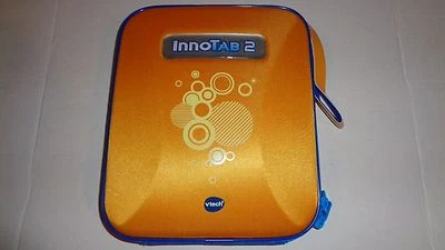 Genuine Vtech InnoTab 2 Zippered Storage Tote/Case Orange/Blue  - Image 1 of 3