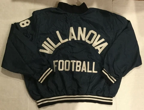 Vintage Villanova University #58 Andy Men's Sz 3X Rennoc USA Football Jacket Cover