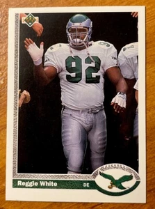 1991 Upper Deck Football Card #148 Reggie White Philadelphia Eagles HOF - Picture 1 of 2